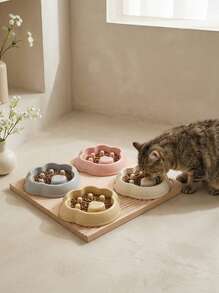 PETSIN 1 bát ăn chậm cho thú cưng, đĩa đựng thức ăn cho chó/mèo - Nhiều màu - Xem 4