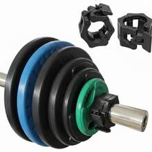 RAVIAN Heavy-Duty Barbell Collars & Clamps – Quick-Release 2-Inch Weight Clips, Non-Slip Locking Pair For Powerlifting, Strength Training & Home Gym - 黑色 - 查看 7