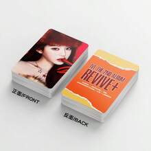 30张双面3英寸小卡套装，为新专辑《REVIVE+》而设，包含Anyu-Jeong、LIZ等成员，收藏版Lomo卡，双面Lomo卡，激光卡，贺卡，照片卡，主题照片卡套装 - 彩色 - 查看 6