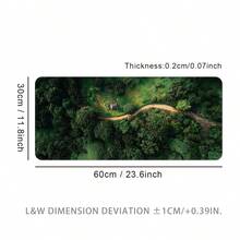Tấm lót chuột cỡ cực lớn, thảm lót bàn chơi game, tấm lót bàn phím lớn, có thể giặt, đế cao su chống trượt, viền may chắc chắn, quà tặng là tấm lót chuột, tấm bảo vệ bàn làm việc, tấm lót học tập, nhiều kích cỡ, thảm bàn phím máy tính, tấm lót laptop, phụ kiện bàn làm việc, đồ dùng văn phòng, trang trí văn phòng. - Đường mòn trong rừng - Xem 14