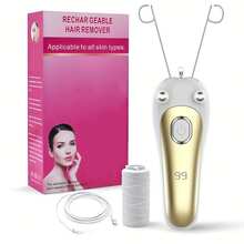 Afeitadora eléctrica recargable por USB para dama - Removedor de vello facial/corporal rápido y preciso para mentón, labio, brazo, pierna. Con indicador de nivel de batería y luz LED. Regalo ideal para ella, cumpleaños/aniversario. Conveniente para uso doméstico y viajes - Multicolor - Ver 10