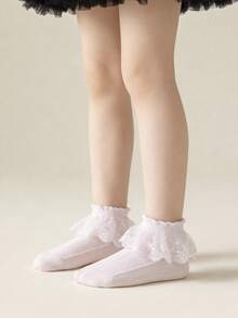 婴儿及儿童袜子 - 粉色 - 查看 4