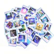 Connect With Divine Love And Light: 44 Divine Guidance Cards, You Can Draw A Card To Give You A Spiritual Reflection Theme (Includes PDF Guide) - Blue - View 6