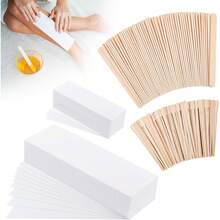 300/600/900pcs Wax Strips Kit, Non-Woven Paper Wax Strips For Face, Body, Legs & Bikini Area Hair Removal - Multicolor - View 1