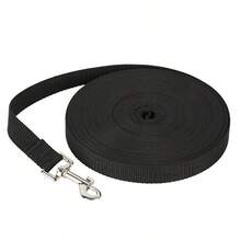 3/5/10/15/20/30m 1pc Nylon Pet Leash, Dog Walking Lead, Durable Pet Traction Rope - Black - View 11