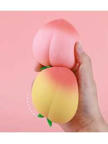 1 pieza Juguete antiestrés de , Melocotón realista apretable y suave, Juguete de compresión y rebote lento súper suave y lindo, Pequeño regalo - Multicolor - Ver 14