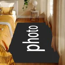 1pc Personalized Custom Picture, Indoor Entrance Carpet, Customized With Your Photo, Bedroom Bedside Mat, Kitchen Mat, Hallway Carpet, Soft Thickened Bathroom Carpet, Small Area Rug, Cushioned Non-Slip, Washable, Suitable For Hallway Entrance, Living Room, Kitchen, Laundry Room, Bathroom, Custom Rug. Living Room Rug, Personalized Gifts, Decor Rug, Pet Friendly Rug, Suitable For  Home And Office Decoration, Fashionable Home Decoration/Room Decoration, Bedroom Carpet, Entryways, Kitchen,  Laundry Rooms, Bedroom Decor, And Outdoor Use. All-Season, Machine Washable, Soft, Non-Slip, Perfect For Home Decor. Fashionable, Colorful, Minimalist, Adorable, Ideal For Christmas, Halloween,Thanksgiving Day, Easter Day, Mother's Day, Father's Day Or Valentine's Day Gifts, Back To School Season - 彩色 - 查看 6