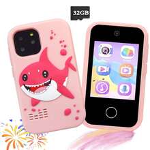 Upgraded Kids Portable Educational Toy Phone ,2.8-Inch Touch Screen With Dual Camera ,32G Memory Card, Long Battery Life ,Games, Learning & Music ,2026 Ideal Gift For 3-12 Boys & Girls - Multicolor - View 2