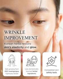 DANAHAN Bon Yeon Jin Red Ginseng Face Essence Serum Gift Set - Anti-Aging Deep Hydration Nourishing Wrinkle Improvement With Ceramide Adenosine For Resilient Skin, K-Beauty Hanbang 169 Floz - White - 查看 5