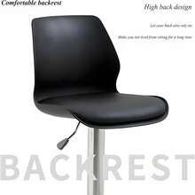 Gas Lift Adjustable Swivel Bar Stools 2PCS Kitchen Cafe Pub Breakfast Chair Tool - Multicolor - View 3