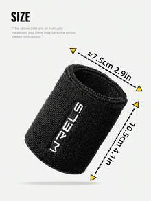 1 Paio di Supporti per Polso WRELS ad Alta Elasticità, Assorbenti del Sudore, Leggeri e Flessibili, Prevengono Distorsioni e Proteggono le Articolazioni, Adatti per Fitness, Skateboard, Basket, Pallavolo, Ciclismo e Sport di Corsa - Tinta unita - Visualizzare 2