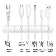 3pcs/Pack Silicone Self-Adhesive Cable Clips, Desktop USB Charger, Power Cord, Mouse Wire Organizer Clamps For PC Office Home Use - Multicolor - View 7