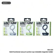 REMAX RM-C51 Multifunctional Vacuum Adsorption 360° Rotating Magnetic Car Phone Holder - Multicolor - View 5