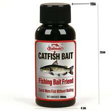 Catfish Fishing Attractant Bloodworm Extract Fishing Additive Essential For Wild Fishing And Black Hole Fishing Universal For Catfish, Pacu, Cold Water Rainbow Trout, Brown Trout, Bass, Pike, Walleye, Snapper, Mackerel, Tilapia, Carp, Mud Carp - Black - View 8