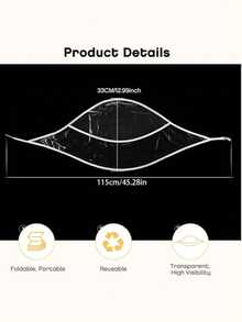 6pcs Women's Rain Hat With Sun Visor, Transparent Waterproof Plastic Rain Hat (Extra Thick) - Rain Cover - View 4