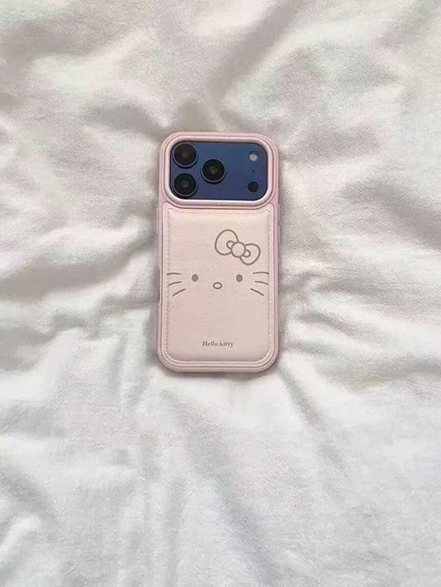 SANRIO 可爱粉色蝴蝶结 Hello Kitty 17/12/11 Pro Max 手机壳，适用于 Apple 16/14/13/15 Pro 个性化 Max 手机保护套 - 粉色 - 查看 1