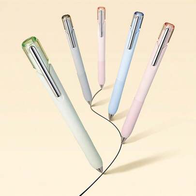 4 Pieces Per Box, Marker Pens, Popular High-Appearance Press-Type Marker Pens. Essential For Starting School. Must-Have Pens For Back To School. Smooth-Writing Pens. Suitable For Office, Study, Note-Taking, Writing And Exams, Back-To-School Supplies, Popular Pens For Students And Offices.