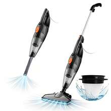 Aspiradora Vertical 2 en 1, Aspiradora de Mano de 650 Watts, Aspiradoras Potente 16000 Pa, Aspiradora Vertical con Cable 5m Filtros Hepa, para casa Auto Piso Pelo de Perro sillones y Alfombra - Tipo de Enchufe B USA (110-127V) - Ver 2