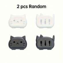 Cartoon Cute Toothbrush Case (2 /4 Pieces) - Portable Travel Toothbrush Box, Suitable For Both Home And Business Trips - 2 Random Colors - View 12