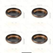 1 pieza/Set de 6 piezas Plato cerámico de 6 pulgadas con esmalte de horno creativo, plato de kimchi estilo coreano, plato de ensalada - Multicolor - Ver 19