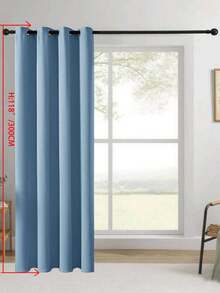 Blackout Curtains, Thermal Insulated, Opaque Curtains With Grommets, UV Protection, Bedroom Home Living Room Interior Decor - Blue - View 25