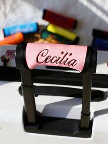 Custom Name Luggage Handle Wrap, Personalized Suitcase Handle Wraps With Text, Customizable Luggage Wraps For Suitcase, 14x15cm, Orange/Red/Blue/Yellow/Rose Red/Black/Green, Luggage Wrap, Mother'S Day Gift, Easter Gift, Valentine'S Day Gift, Birthday Gift - Multicolor - View 4