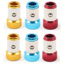 3pcs Universal Magnetic Screw Rings, Metal Magnetic Screws, Detachable Hex Screwdriver And Electric Drill Bits, 1/4 Inch/6.35mm, Suitable For Screwdriver Bits, Extra Long Drill Bits - Screwdriver - View 4