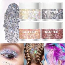 Holographic Glitter Gel For Body Face Hair Lips Color Changing Vegan Cruelty Free 1 35oz Golden Starlight - 8 Golden Starlight - View 3