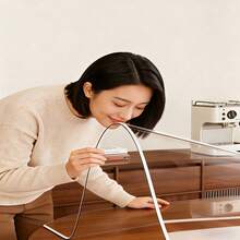 1.5mm Thick Transparent PVC Round Placemats, Soft Glass Material, Waterproof And Oil-Proof, Easy To Clean, Suitable For Kitchen And Dining Table - White - View 12