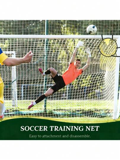 Portable Soccer Training Target Kit - Easy-To-Assemble Frame And Shooting Net, Suitable For Precision Practice, Outdoor Goal Training, Durable Target Net System For Coaches, Teams And Players.