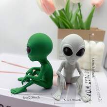 热门3D打印万圣节外星人恐怖氛围装饰品、花园装饰、恐怖雕塑模型 - 彩色 - 查看 11