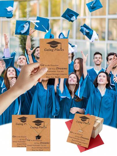 10 Stück Abschlussgrußkarten, inspirierende Abschlussgrußkarten, motivierende Prüfungswünsche für Studenten, Abschlussgeschenkdekoration, Abschlussfeier