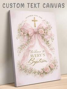 Customizable Name/Text Poster Welcome Sign - Suitable For Weddings, Baptisms And Modern Font Design Customizable Wall Decor. Also Suitable For Living Room, Bedroom, Office And Graphic Decor - Multicolor 10 - View 1