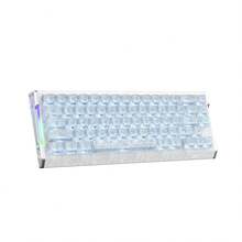 ATTACK SHARK R68HE 60% 有线快速触发 8K 机械 RGB 游戏键盘，精度 0.005mm，延迟 0.08ms，256K 扫描，霍尔效应磁性开关，碳纤维 + CNC 铝合金材质，适用于 PC FPS 游戏 - 查看 12