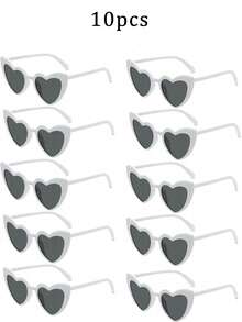 10个粉色心形眼镜装饰：适合单身派对、新娘派对、婚礼、订婚派对、情人节、生日（30/40岁，男女通用）。黑色心形眼镜，适合新娘派对、婚礼、伴娘礼物、时尚配饰，情人节理想礼物。 - 愛心眼鏡 - 查看 18