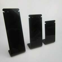 YRUID 新款亚克力透明磨砂项链耳环展示架，珠宝收纳架，便携式耳环架 - L型項鍊耳環展示架 - 查看 11