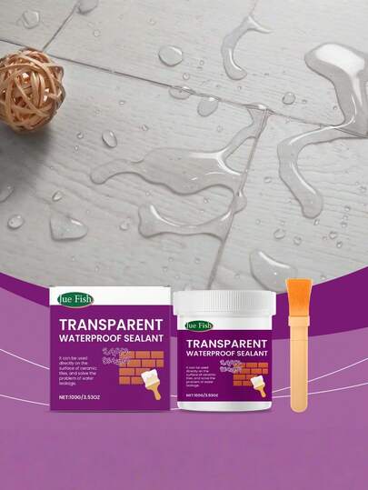 Transparent Waterproof Sealant, Bathroom Kitchen Roof Leak Proof Filler, No Demolition Required
