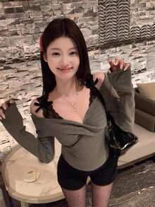 Women Tops - Red - View 6