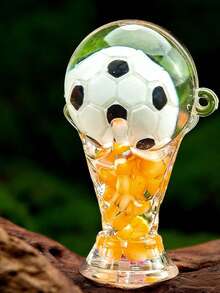 1pc World Cup Champion Trophy Liquid Acrylic Keychain, Multifunctional Pendant, Football Fan Collectible - Keychain - View 14