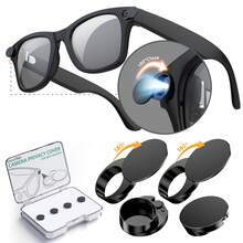 LED Light Cover For Smart Glasses Adjustable Light Blocker Compatible With Way-Farer Skyler Headliner - View 1