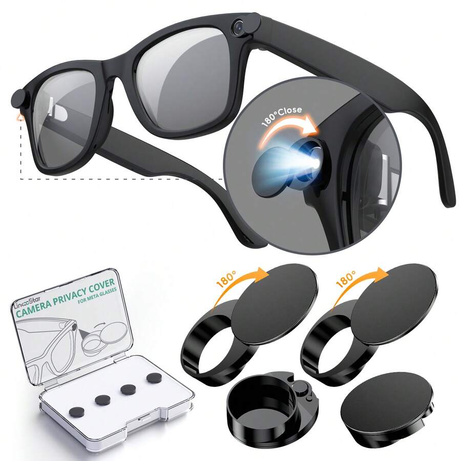 LED Light Cover For Smart Glasses Adjustable Light Blocker Compatible With Way-Farer Skyler Headliner - View 1