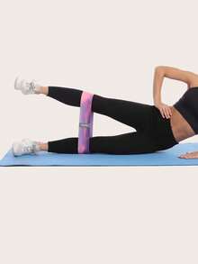 1pc Iridescent Resistance Band For Daily Fitness - Multicolor - View 2