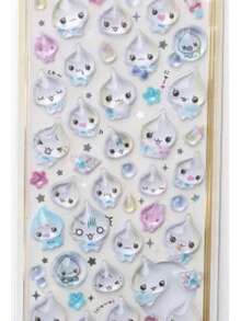 Cute Korean-Style Deco Stickers For Notebook Collages, DIY Notebook Decorations, Diary Decorations, Popular With Girls, Sparkly And Cute Stickers For Smartphone Cases. - モデルE - 查看 3