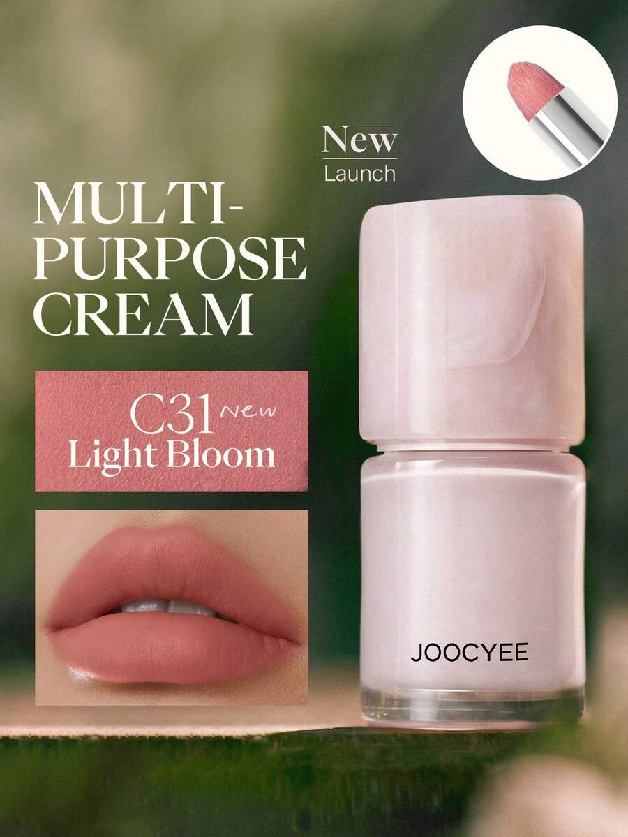 JOOCYEE Multi-Purpose Cream C31 Light Bloom, Limited Edition Spring Series, Lip Gloss, Lipstick, Blush, Eyeshadow, All-In-One Makeup, Matte Finish, Long-Lasting, Non-Drying, Non-Transferring - C31 Light Bloom - 查看 1