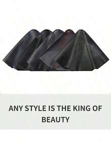 Universal PU Leather Gear Shift Knob Dust Cover, Car Accessories Gear Shift Lever Protective Cover - Protective Case - View 9