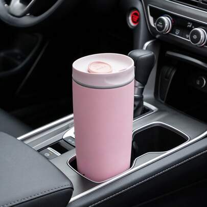 SmoothSip Stainless Steel Coffee Tumbler, 20oz, Cotton Candy Sky