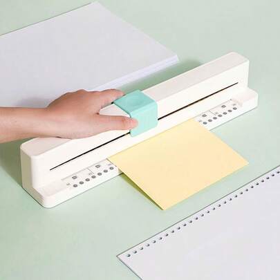 ثقاب يدوي لثقب الأوراق A4 B5 A5 B6 A6 B7 A7 لدفتر الملاحظات الفضفاض، مخطط، أوراق مثقوبة، لوازم مكتبية مدرسية