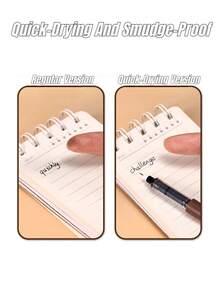 6pcs Coffee Themed Quick-Drying Liquid Gel Pens, Smudge-Free Soft Touch Suitable For Note-Taking, Drawing, School & Office Supplies Back To School Season - Coffee Theme - View 7