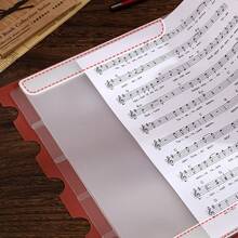 Plastic A4 Music Sheet Storage With Non Reflective Transparent Sleeves - Multicolor - View 7