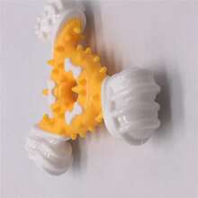 1pc Dog Toy Bone Shaped Nylon Coated Chew Stick, Chewing Training Dental Care Teeth Cleaning Toy For Pets - Multicolor - View 12